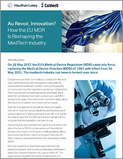 Au Revoir, Innovation? How the EU MDR Is Reshaping the MedTech Industry - Download