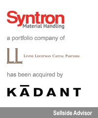 Transaction: Houlihan Lokey Advises Syntron Material Handling Group