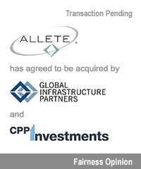 Transaction: Allete - Global Infrastructure Partners - CPP Investments