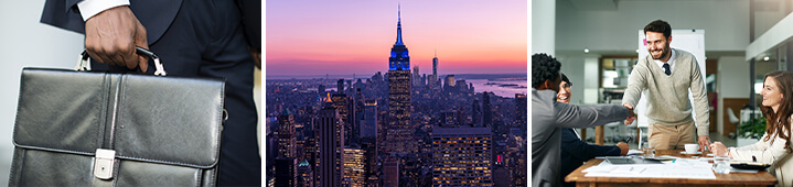 A collage of Primary Capital Advisory-related images