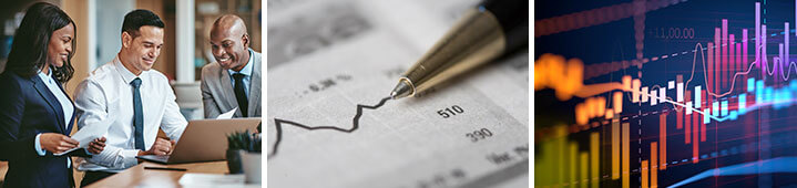 A collage of Private Corporate Credit-related images