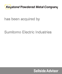 Transaction: Keystone Powdered Metal Company