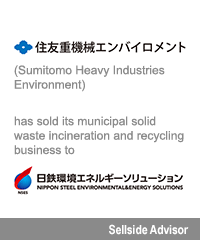 Transaction: Houlihan Lokey Advises Sumitomo Heavy Industries Environment