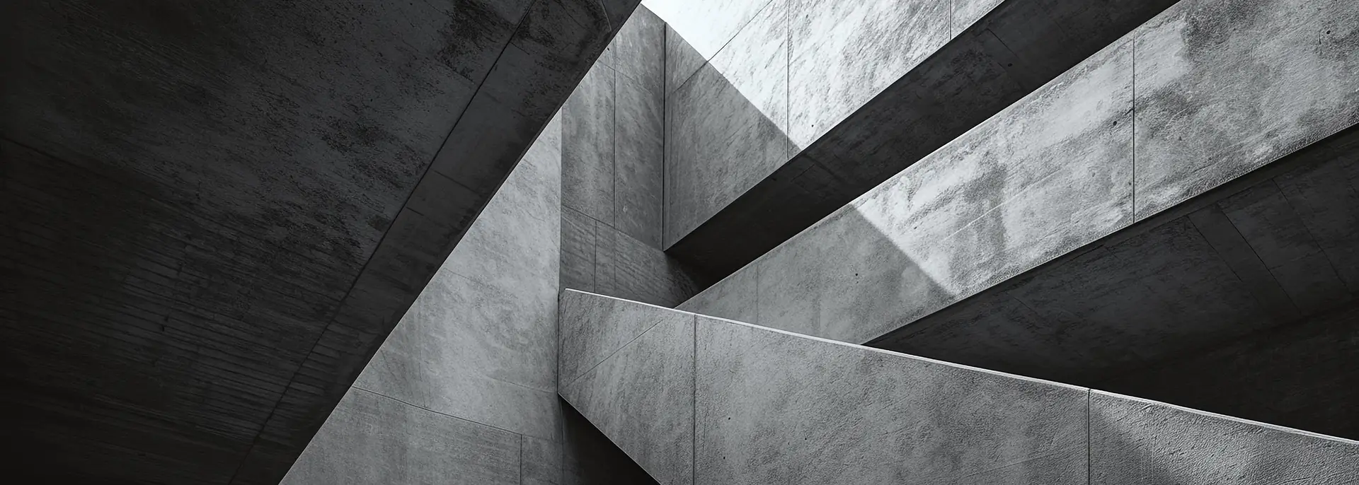 Dark grays geometric concrete shapes