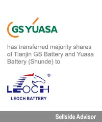 Transaction: GS Yuasa Tianjin GS Battery Yuasa Battery Leoch Battery