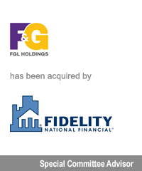 Transaction: Houlihan Lokey Advises FGL Holdings