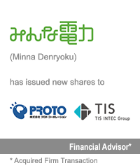Transaction: Prior to Its Acquisition by Houlihan Lokey, GCA Advised Minna Denryoku