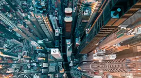  New York city aerial view