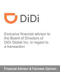 Transaction: Houlihan Lokey Advises Didi Global Inc.