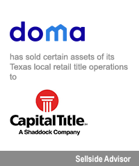 Transaction: Houlihan Lokey Advises Doma Holdings