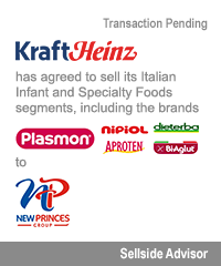 Transaction: Kraft Heinz - Plasmon - Nipiol - Dieterba - Aproten - Biaglut - Newprinces Group