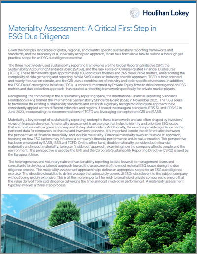 ESG Due Diligence November 2023 - Download