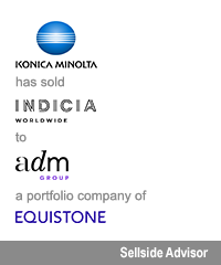 Transaction: Konica Minolta Indicia Adm Group Equistone - closed