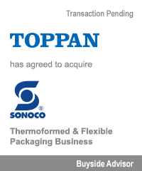 Transaction: Toppan - Sonoco