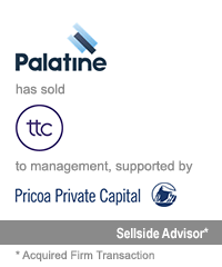 Transaction: Prior to Its Acquisition by Houlihan Lokey, GCA Advised Palatine