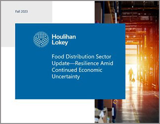 Food Distribution Sector Update—Resilience Amid Continued Economic Uncertainty - Download