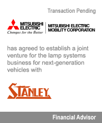 Transaction: Mitsubishi Electric Mobility Corporation - Stanley Electric