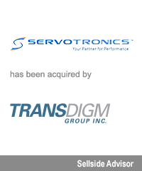Transaction: Servotronics - Transdigm Group