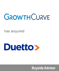 Transaction: GrowthCurve Capital - Duetto