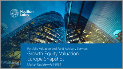 Growth Equity Valuation Europe Snapshot Q4 2024 - PDF Download