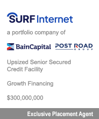 Transaction: Surf Internet - Bain Capital - Post Road Group - 3