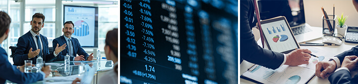 A collage of Equity Placements-related images