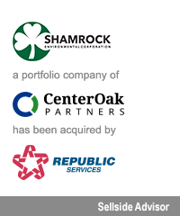 Transaction: Shamrock Environmental - Centeroak Partners - Republic Services