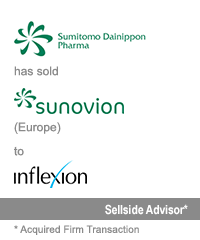 Transaction: Prior to Its Acquisition by Houlihan Lokey, GCA Advised Sumitomo Dainippon Pharma on its sale of Sunovion Pharmaceuticals Europe to Inflexion Private Equity
