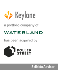 Transaction: Keylane Topholding - Waterland -  Pollen Street