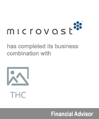 Transaction: Houlihan Lokey Advises Microvast Inc.