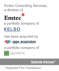 Transaction: Emtec - Kelso & Company - Apps Associates - Quad-C