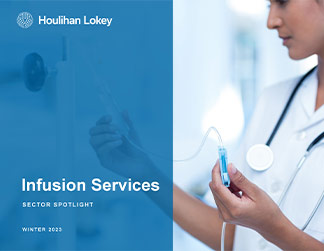 Download Infusion Services Sector Spotlight Winter 2023