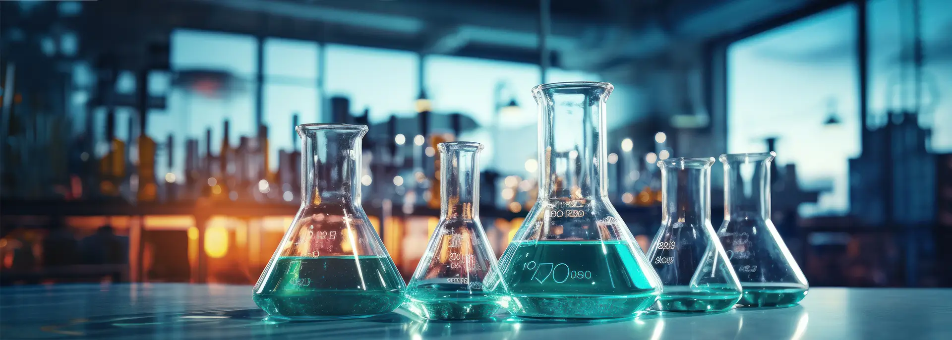 Test tubes in medical laboratory