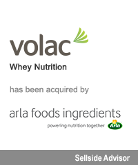 Transaction: Volac Whey Nutrition - Arla Foods Ingredients